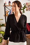 Bluse - Schwarz - Regular Fit