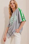 T-Shirt - Grau - Oversized