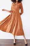 Kleid - Orange - A-Linie