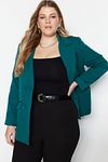 Große Größen in Jacke - Grün - Regular Fit