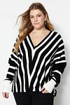 Große Größen in Pullover  - Schwarz - Regular Fit