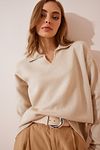 Sweater - Beige - Regular fit