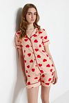 Pyjama - Rosa - Herz