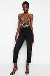 Jeans - Schwarz - Mom