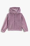 Sweatshirt - Lila - Regular Fit