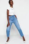 Jeans - Blau - Mom