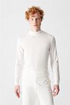 Pullover - Weiß - Slim Fit