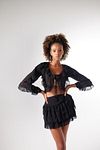 Bluse - Schwarz - Regular Fit