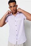 Hemd - Lila - Slim Fit