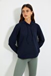 Sweatshirt - Dunkelblau - Regular Fit