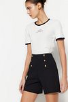 Shorts - Schwarz - Hoher Bund