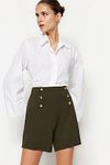 Shorts - Khaki - Hoher Bund