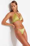 Bikini-Hose - Grün - Unifarben
