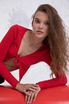 Strickjacke - Rot - Figurbetont
