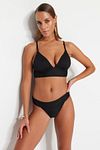 Bikini-Hose - Schwarz - Unifarben