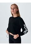 Sweatshirt - Black - Regular fit