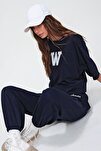 Sweatsuit - Navy blue - Relaxed