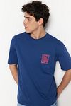 T-Shirt - Navy blue - Relaxed fit