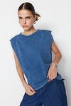 T-Shirt - Blau - Regular Fit