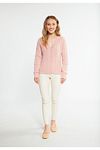 Strickjacke - Rosa - Regular Fit