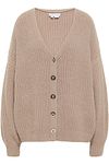 Strickjacke - Braun - Regular Fit