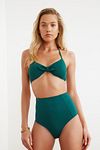 Bikini-Hose - Grün - Unifarben