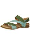 Sandalette - Grün - Flacher Absatz