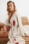 Kimono & Kaftan - Beige - Regular Fit