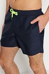 Badeshorts - Dunkelblau - Unifarben