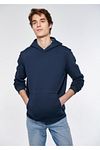 Sweatshirt - Dunkelblau - Oversized
