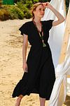 Dress - Black - Ruffle hem