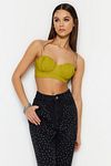 Bustier - Grün - Unifarben