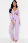 Zweiteiler - Lila - Regular Fit