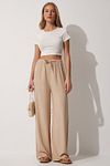 Hose - Beige - Wide Leg