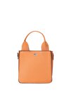 Handtasche - Orange - Unifarben