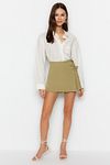Shorts - Khaki - Hoher Bund