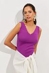 Bluse - Lila - Oversized