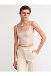 Bluse - Beige - Slim Fit