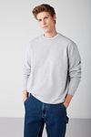 Sweatshirt - Grau - Relaxed Fit