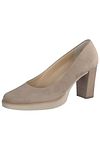 Pumps - Beige - Blockabsatz