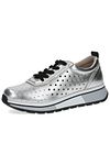 Sneaker - Silber - Flacher Absatz