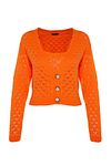 Cardigan - Orange - Regular fit