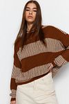 Pullover - Braun - Regular Fit