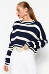 Sweater - Navy blue - Regular fit