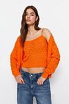 Cardigan - Orange - Regular fit