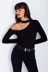 Blouse - Black - Regular fit