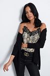 Bluse - Mehrfarbig - Slim Fit