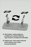 C Sehpa Yan Sehpa Efes Beyaz