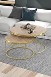 Gold Special 2'li Orta Sehpa Ceviz