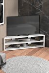 Köşe TV Ünitesi Beyaz 140 cm